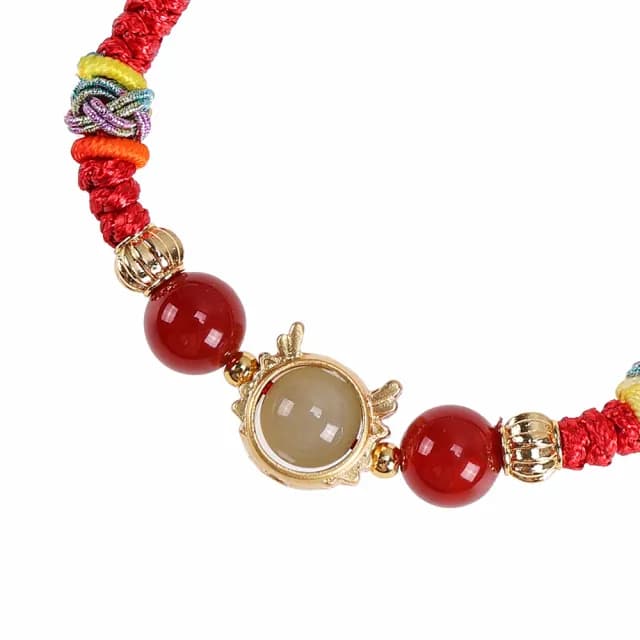 【雨揚】轉運福氣龍紅線手鍊