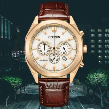 【CITIZEN 星辰】Chronograph系列 型男必備三眼計時腕錶 畢業禮物 送禮 推薦(CA4593-15A)