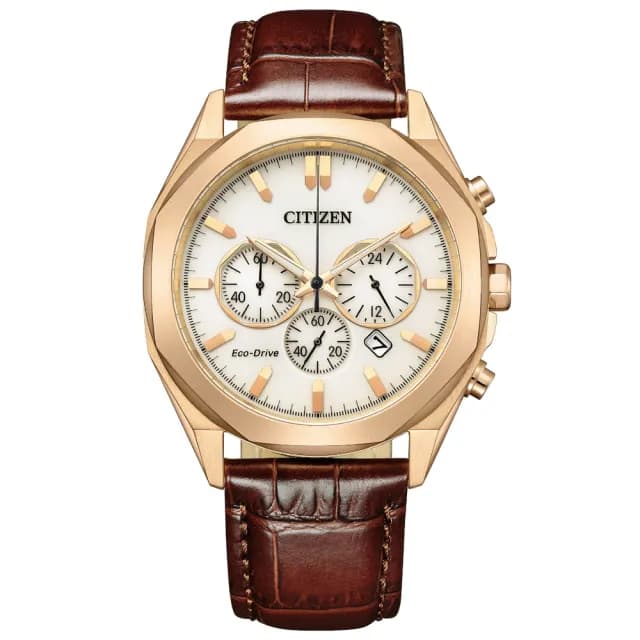 【CITIZEN 星辰】Chronograph系列 型男必備三眼計時腕錶 畢業禮物 送禮 推薦(CA4593-15A)