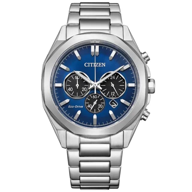 【CITIZEN 星辰】Chronograph系列 時尚光動能計時腕錶 七夕 情人節 送禮 推薦(CA4590-81L)