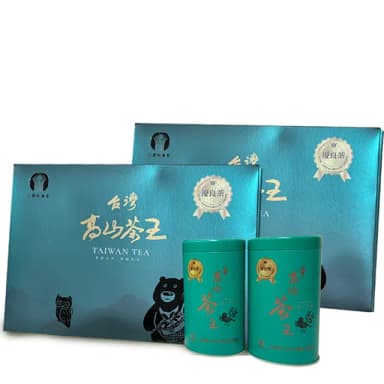 【仁愛農會】台灣高山茶王優良獎禮盒X1盒150gx2罐(共0.5斤 附贈提袋)