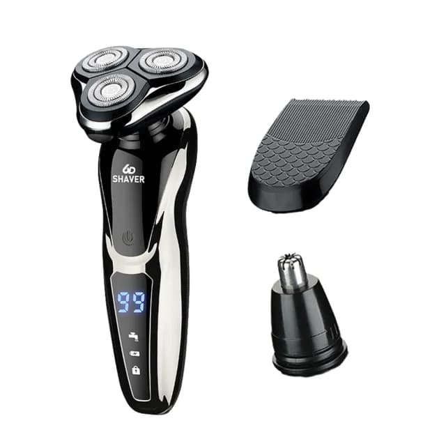 【EZlife】USB充電三合一電動刮鬍刀