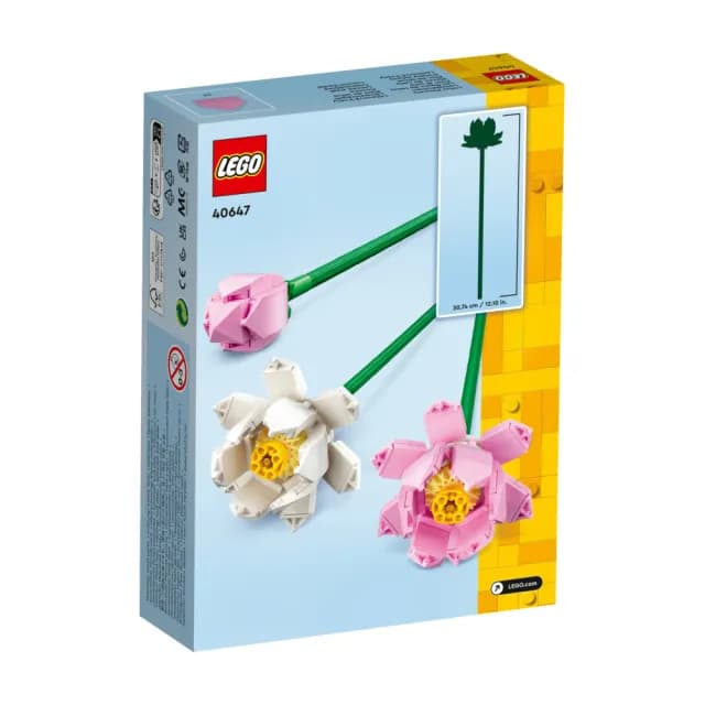 【LEGO 樂高】Botanicals 40647 蓮花(居家擺設 花束禮物 手工藝 母親節禮物)