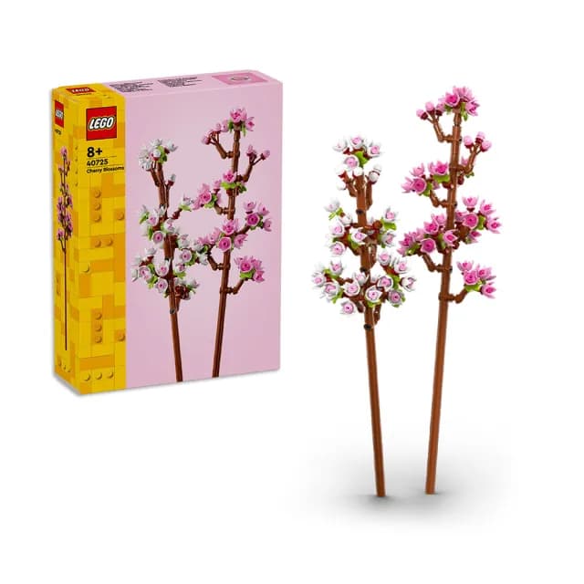 【LEGO 樂高】Botanicals 40725 櫻花(居家擺設 花束禮物 手工藝 母親節禮物)
