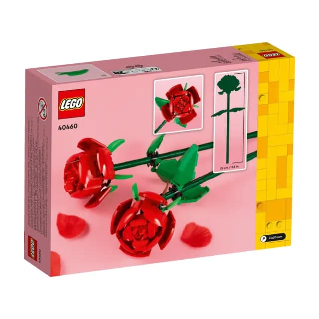 【LEGO 樂高】Botanicals 40460 玫瑰(居家擺設 花束禮物 手工藝 母親節禮物)