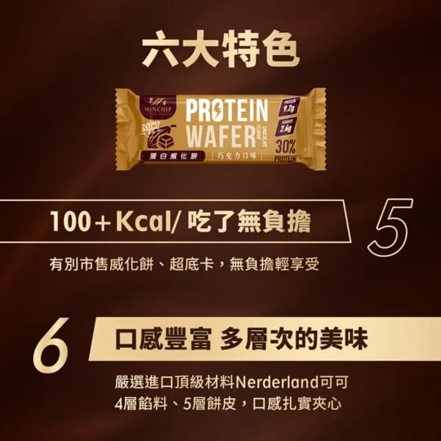 【明奇】天使蛋白威化餅巧克力-3盒(蛋白棒/新年禮盒/新年/送禮/高蛋白餅乾/健身)