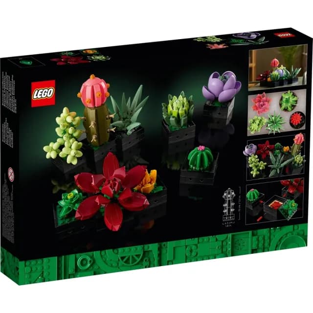 【LEGO 樂高】Botanicals 10309 多肉植物(盆栽 植物 居家擺設 DIY 禮物 母親節禮物)