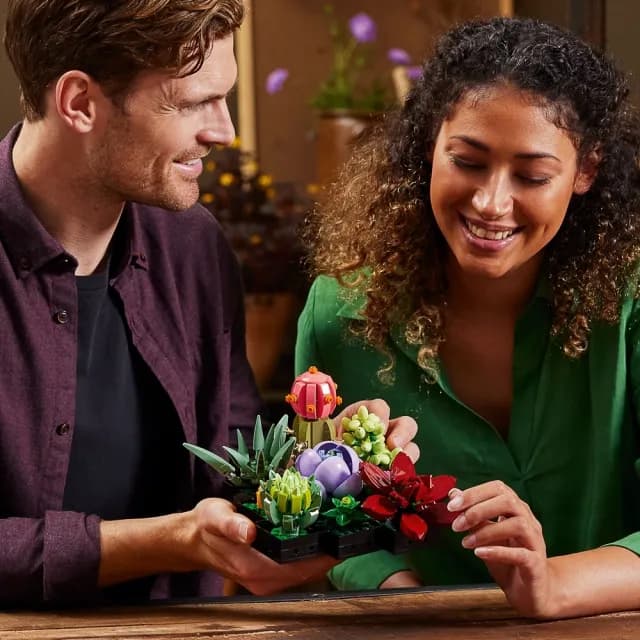 【LEGO 樂高】Botanicals 10309 多肉植物(盆栽 植物 居家擺設 DIY 禮物 情人節禮物)