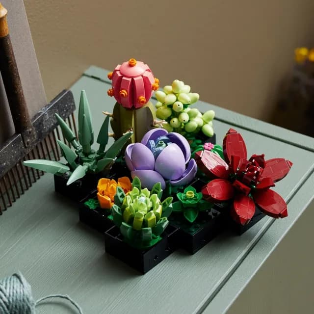 【LEGO 樂高】Botanicals 10309 多肉植物(盆栽 植物 居家擺設 DIY 禮物 母親節禮物)