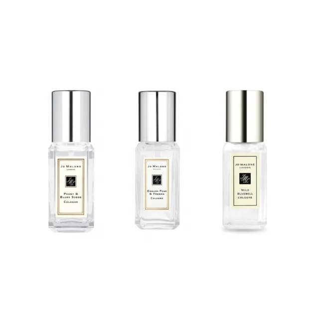 【Jo Malone】香水 9ml(鼠尾草與海鹽/英國梨與小蒼蘭/藍風鈴/牡丹與胭紅麂絨.國際航空版)