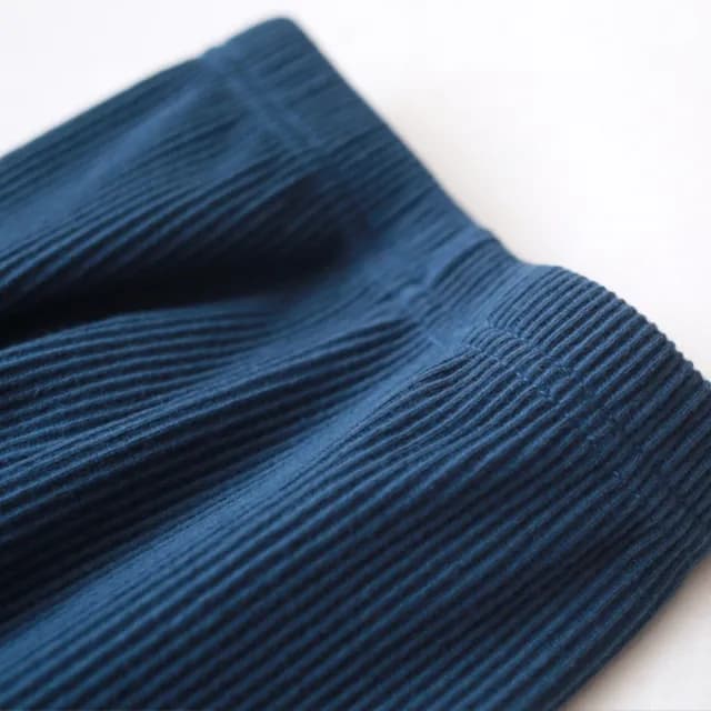 【橘魔法】螺紋坑條彈性長褲(內搭褲 長褲 安全褲 貼身褲 女童 兒童 童裝 中童 褲子)