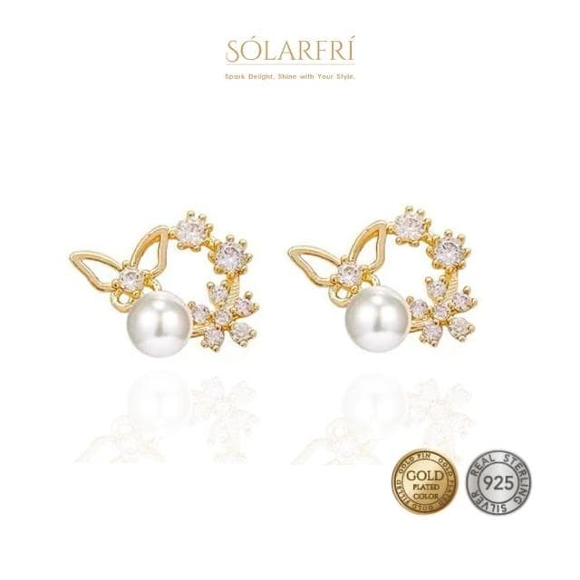 【SOLARFRi】銀針耳環｜優選親膚材質配戴舒適 附品牌禮盒包裝(閨蜜情人女友母親老婆禮物)