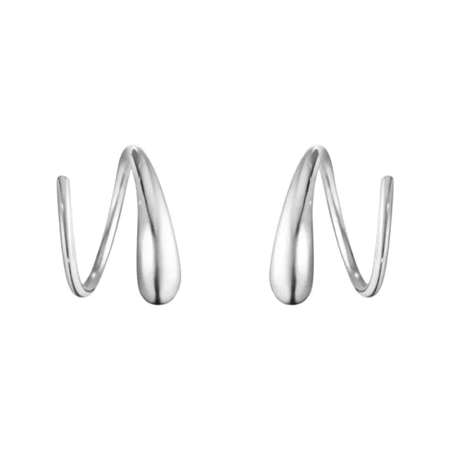 【Georg Jensen 官方旗艦店】MERCY 渦紋耳環(銀飾 耳環)