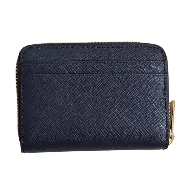 【Michael Kors】防刮皮革拉鍊零錢包/卡包兩色可選(贈原廠紙袋七夕情人節)