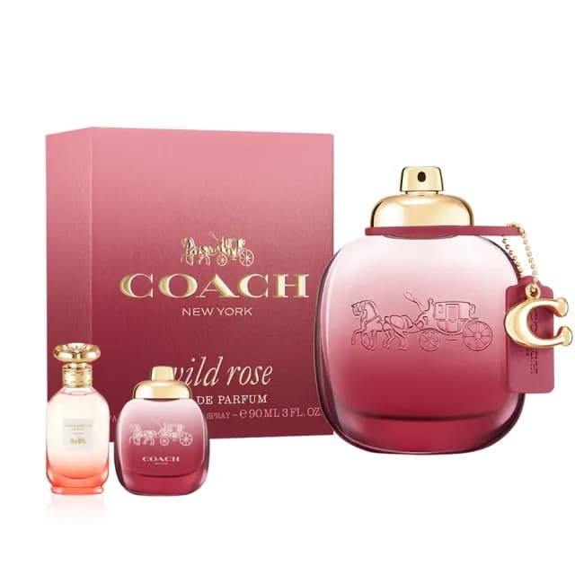 【COACH】曠野玫瑰淡香精90ml(贈隨機小香x2.專櫃公司貨)