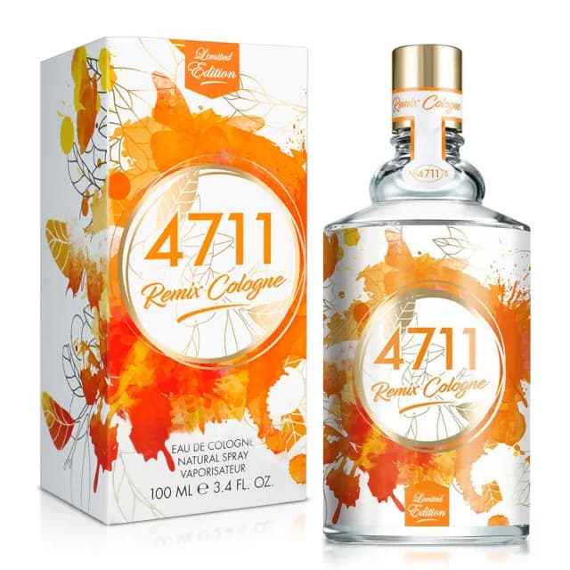 【4711】Remix Orange 經典橙香古龍水100ml(專櫃公司貨)