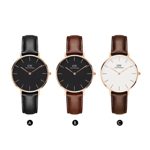 【Daniel Wellington】DW 手錶 Petite系列 24/32mm 金屬/皮革錶 多款任選(DW00100177)