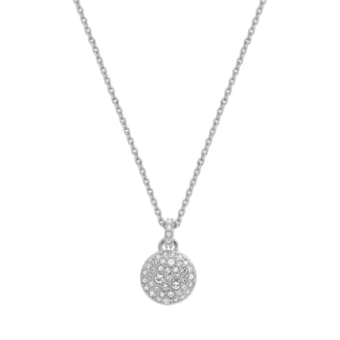 【SWAROVSKI 施華洛世奇】Meteora 銀色水晶項鍊(本 月 促 銷)