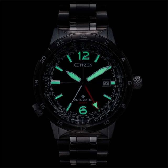 【CITIZEN 星辰】PROMASTER 限量 飛行錶 GMT 抗磁 機械錶 男錶 手錶 畢業 禮物 推薦(NB6046-59E)