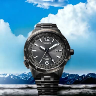 【CITIZEN 星辰】PROMASTER 限量 飛行錶 GMT 抗磁 機械錶 男錶 手錶 畢業 禮物 推薦(NB6045-51H)