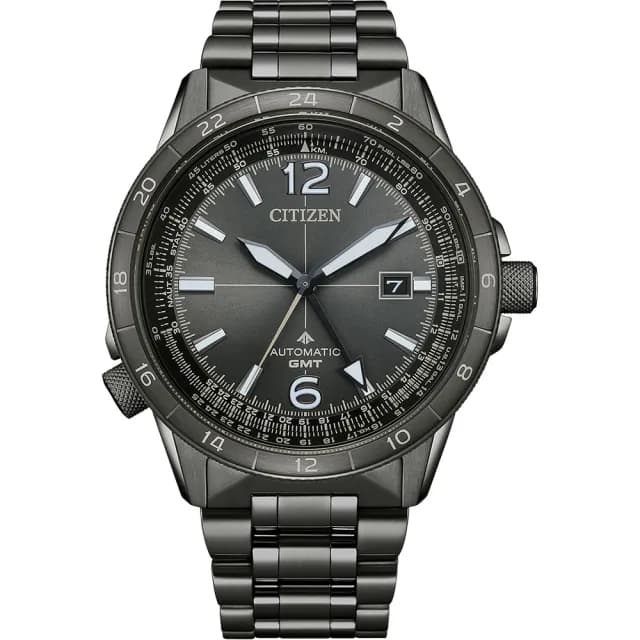 【CITIZEN 星辰】PROMASTER 限量 飛行錶 GMT 抗磁 機械錶 男錶 手錶 畢業 禮物 推薦(NB6045-51H)