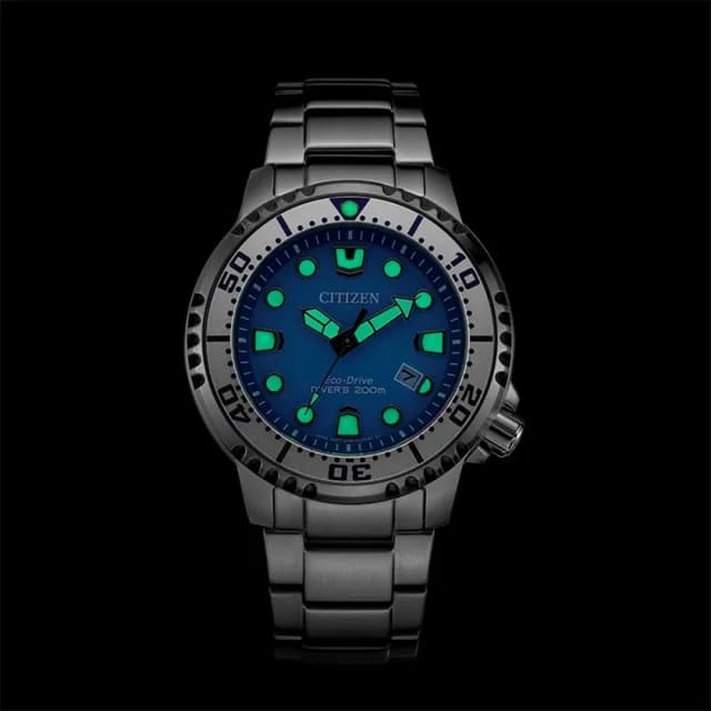 【CITIZEN 星辰】PROMASTER 200米光動能潛水錶 畢業 禮物 推薦(BN0165-55L)