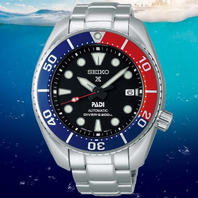 【SEIKO 精工】PROSPEX系列 PADI特別款 200米潛水機械腕錶 母親節 禮物 推薦(SPB181J1/6R35-00R0R)