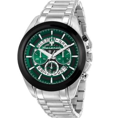 【MASERATI 瑪莎拉蒂】Traguardo 計時石英手錶-45mm 禮物 送禮 推薦(R8873612060)