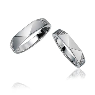 【ides 愛蒂思】情人禮物 鑽石戒指 時尚設計鑽石對戒求婚結婚戒情侶戒/紀念愛情