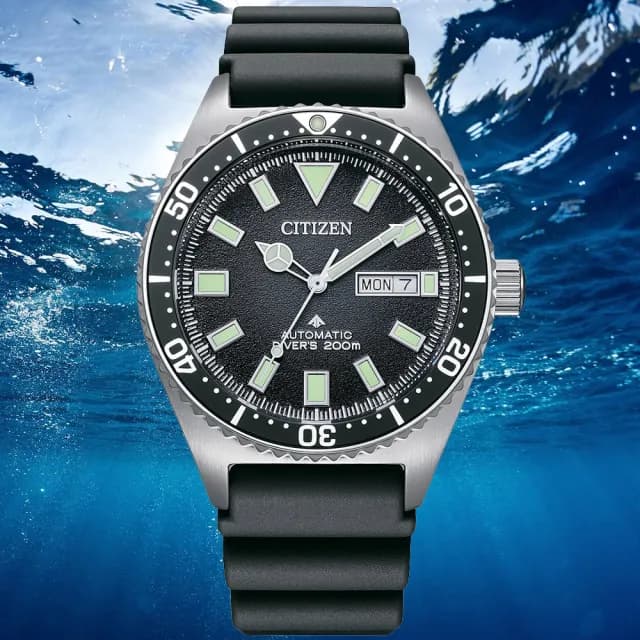 【CITIZEN 星辰】PROMASTER系列 防水200米 潛水機械腕錶 七夕 情人節 送禮 推薦(NY0120-01E)