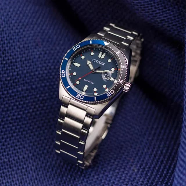 【CITIZEN 星辰】GENTS系列 潛水風格 光動能腕錶 七夕 情人節 送禮 推薦(AW1761-89L)