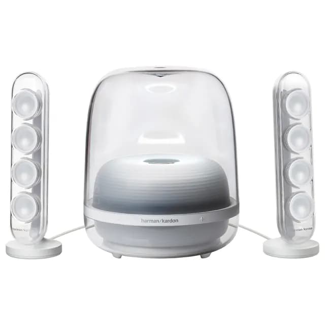 【Harman Kardon】藍牙喇叭 SoundSticks 4 經典水母 2.1聲道 透白款(上網登錄保固兩年)