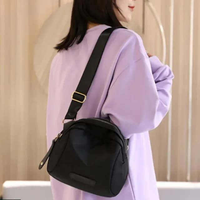 【Janyo】輕便百搭單肩貝殼包 時尚潮流休閒包 女包 交換禮物(手提包/ 側背包/斜背包)