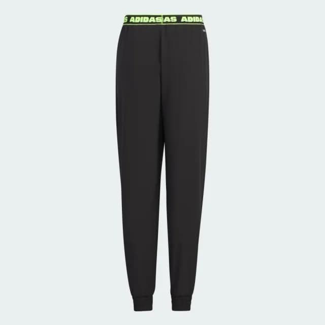 【adidas 愛迪達】運動長褲 吸濕排汗 童裝 IQ1291