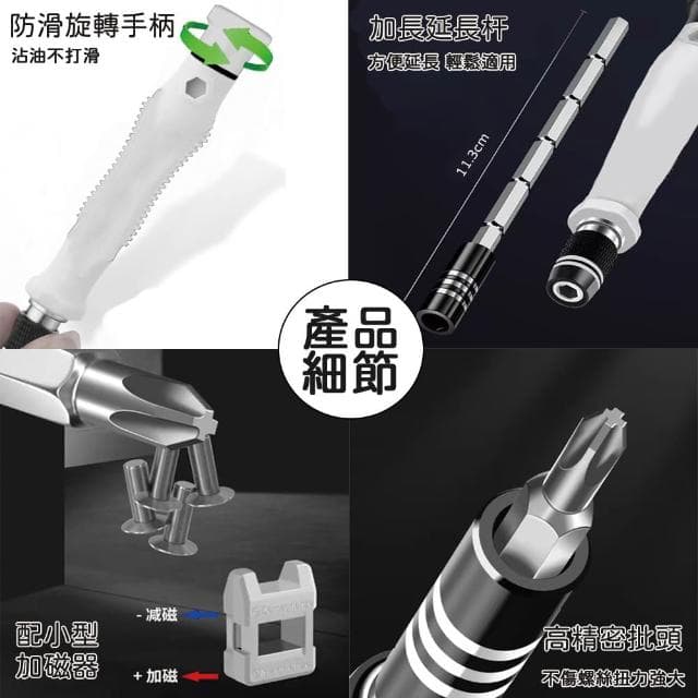【居然好日子】工具箱  螺絲刀工具組 拆機工具盒(螺絲刀套裝 115合一 輕量化不到500g 五金工具)