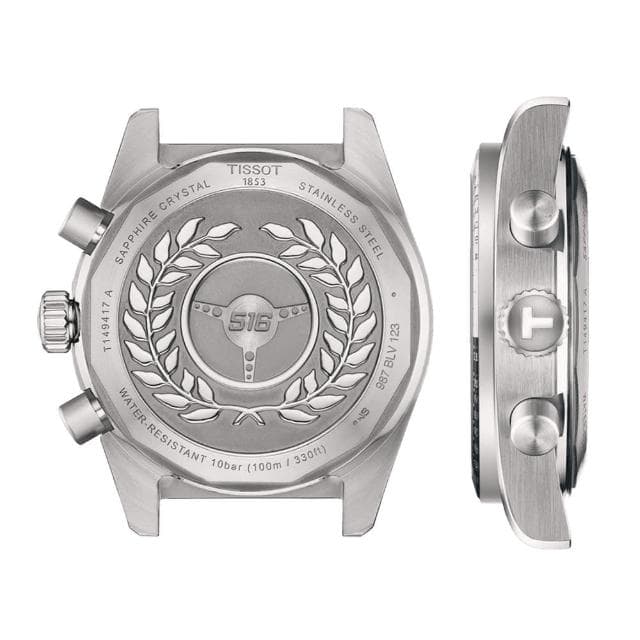 【TISSOT 天梭 官方授權】PR516系列 三眼計時手錶-40mm 情人節 禮物(T1494171104100)