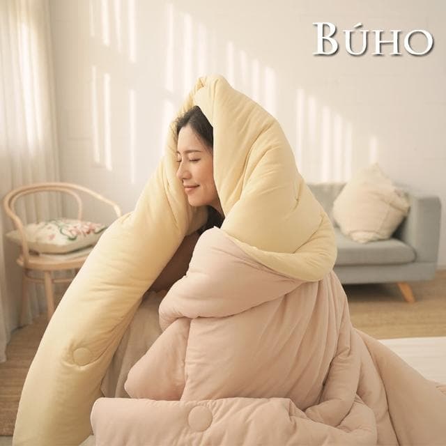 【BUHO 布歐】韓系絲滑綿綿奶泡被2.1kg-單人5x7尺輕奢雙色/棉被/四季被(玫瑰乳酪)