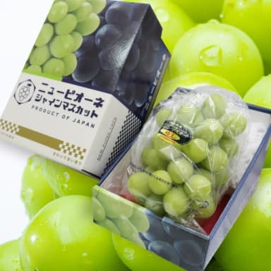 【WANG 蔬果】日本岡山縣晴王無籽麝香葡萄1房x1盒(670-750g/串_禮盒/特大串)(中秋禮盒)