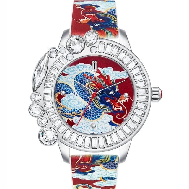 【Galtiscopio 迦堤】GRACEFUL DRAGON 龍玥系列 限量 時尚腕錶 / 42mm 母親節 禮物 推薦(DRSS001BURRS)