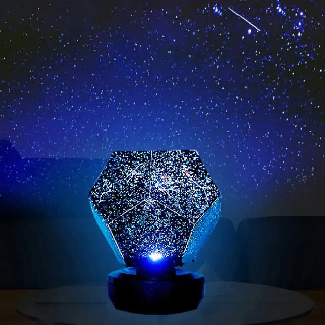 【浩瀚無垠】三色星空夢幻銀河投影燈(LED燈 禮盒 氣氛 星座 銀河 USB充電 送禮 交換禮物 生日 氛圍 浪漫)