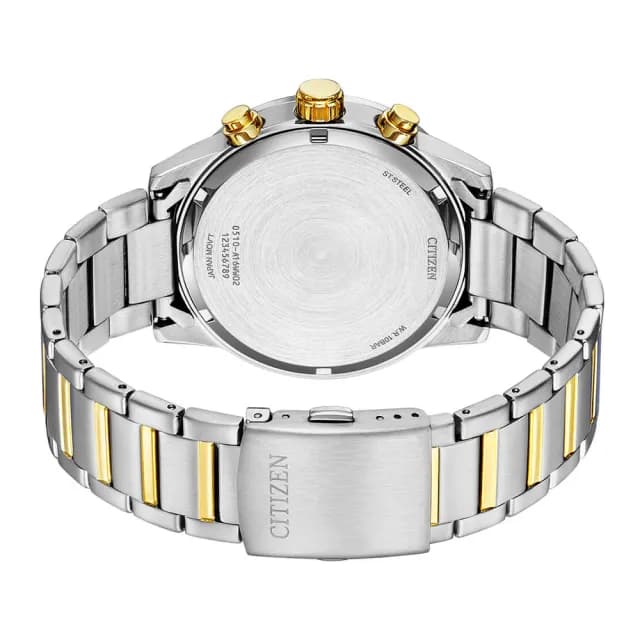 【CITIZEN 星辰】Chronograph系列 型男必備 三眼計時腕錶 七夕 情人節 送禮 推薦(AN3689-55X)