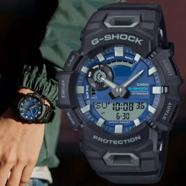 【CASIO 卡西歐】G-SHOCK 藍牙連線 多功能運動腕錶 母親節 禮物 推薦(GBA-900CB-1A)