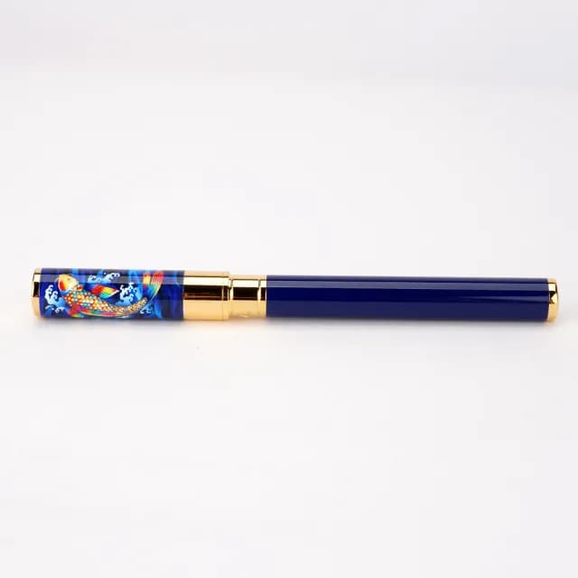 【S.T.Dupont 都彭】錦鯉圖系列 D-INITIAL 鋼珠筆 送禮 禮物 推薦(262005)