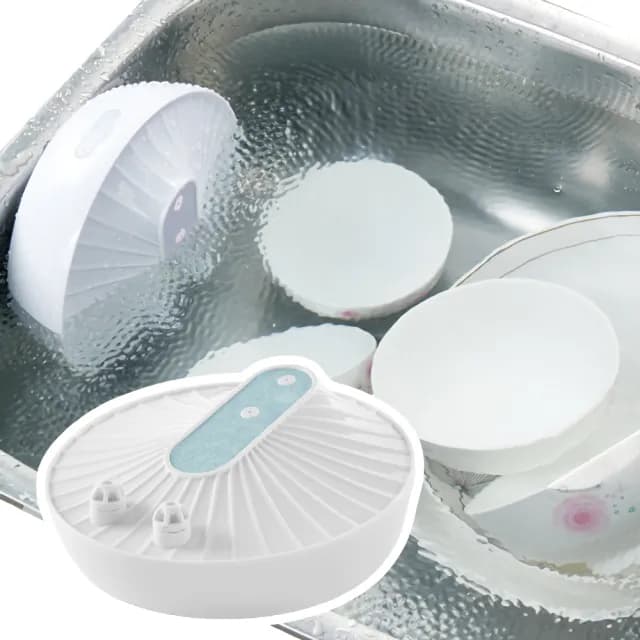 【懶人必備】超聲波四步驟乳化洗碗機(電動高壓 水槽 水果 蔬菜 清潔機 清洗機 清洗器 洗菜機 交換禮物)