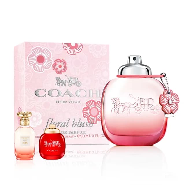 【COACH】嫣紅芙洛麗女性淡香精90ml(贈隨機小香*2.公司貨)