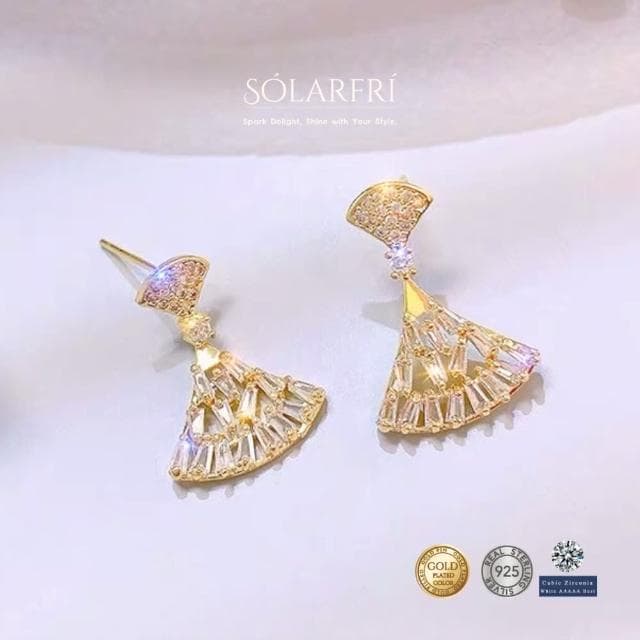 【SOLARFRi】銀針耳環｜優選親膚材質配戴舒適 附品牌禮盒包裝(閨蜜情人女友母親老婆禮物)
