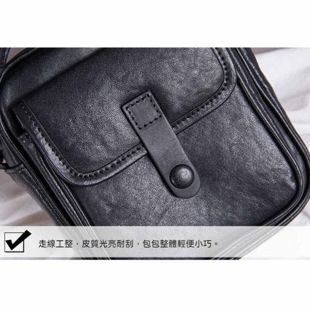 【LEEHER】斜背包/真皮/日本包包/牛皮側背包/情侶包包/男生禮物/时尚迷你小包/手機包/攜便包/時