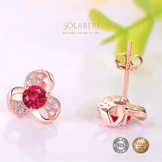 【SOLARFRi】銀針耳環｜閃耀輕奢小眾款親膚低敏 附品牌禮盒包裝(閨蜜情人女友母親老婆禮物)