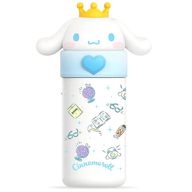 【TDL】喜拿狗大耳狗不鏽鋼保溫杯水壺保冷保溫瓶350ml 730238(生日禮物 聖誕節 平輸品)