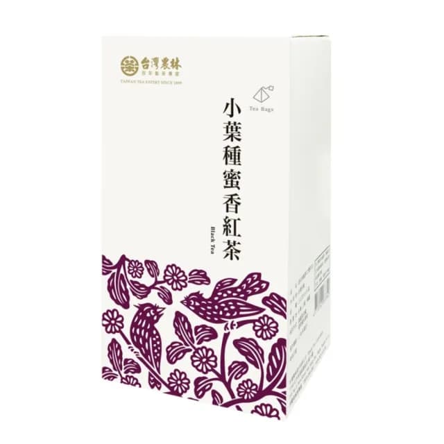 【台灣農林】官方直營 台茶風華 小葉種蜜香紅茶(天然製材茶包2.5gx20入/盒)